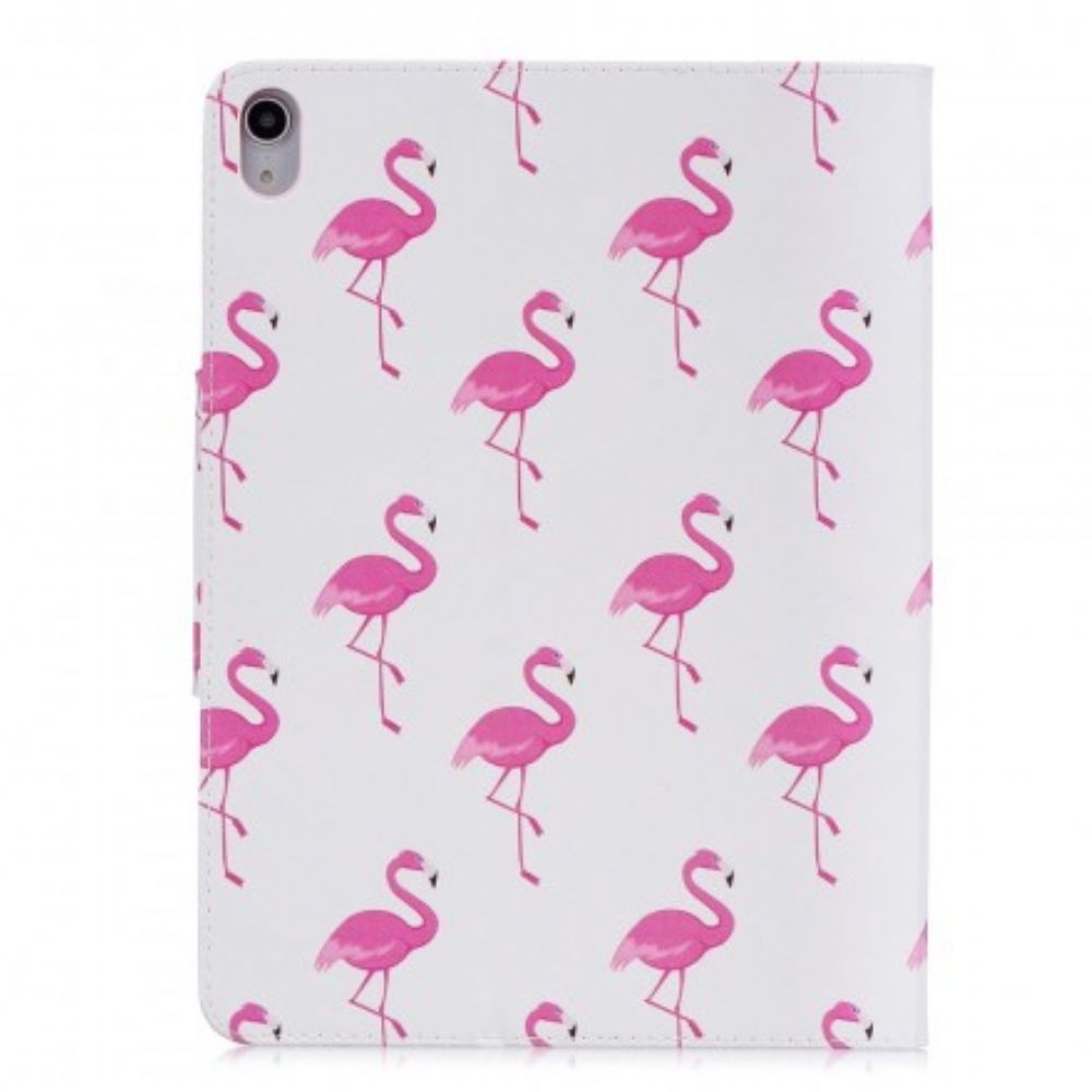 Flip Case voor iPad Air (2022) (2020) / Pro 11" Flamingo's