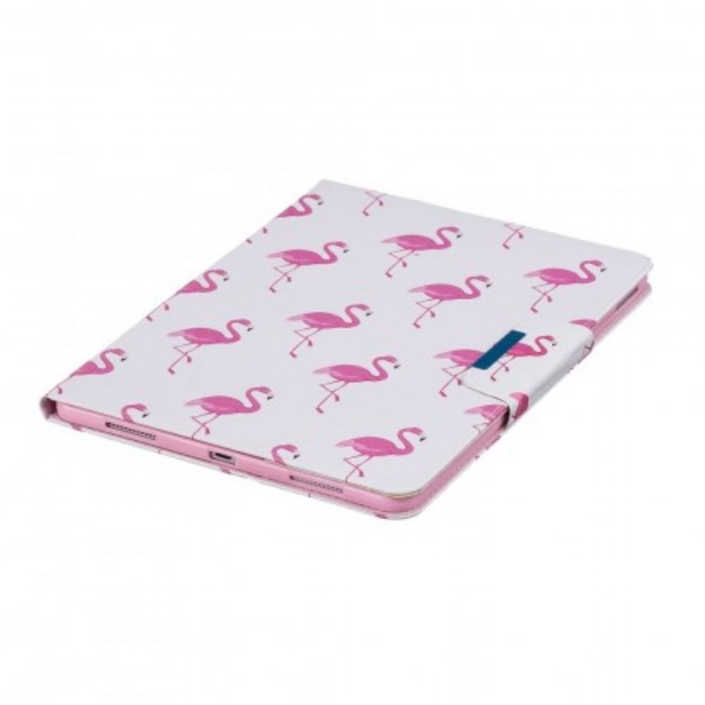 Flip Case voor iPad Air (2022) (2020) / Pro 11" Flamingo's