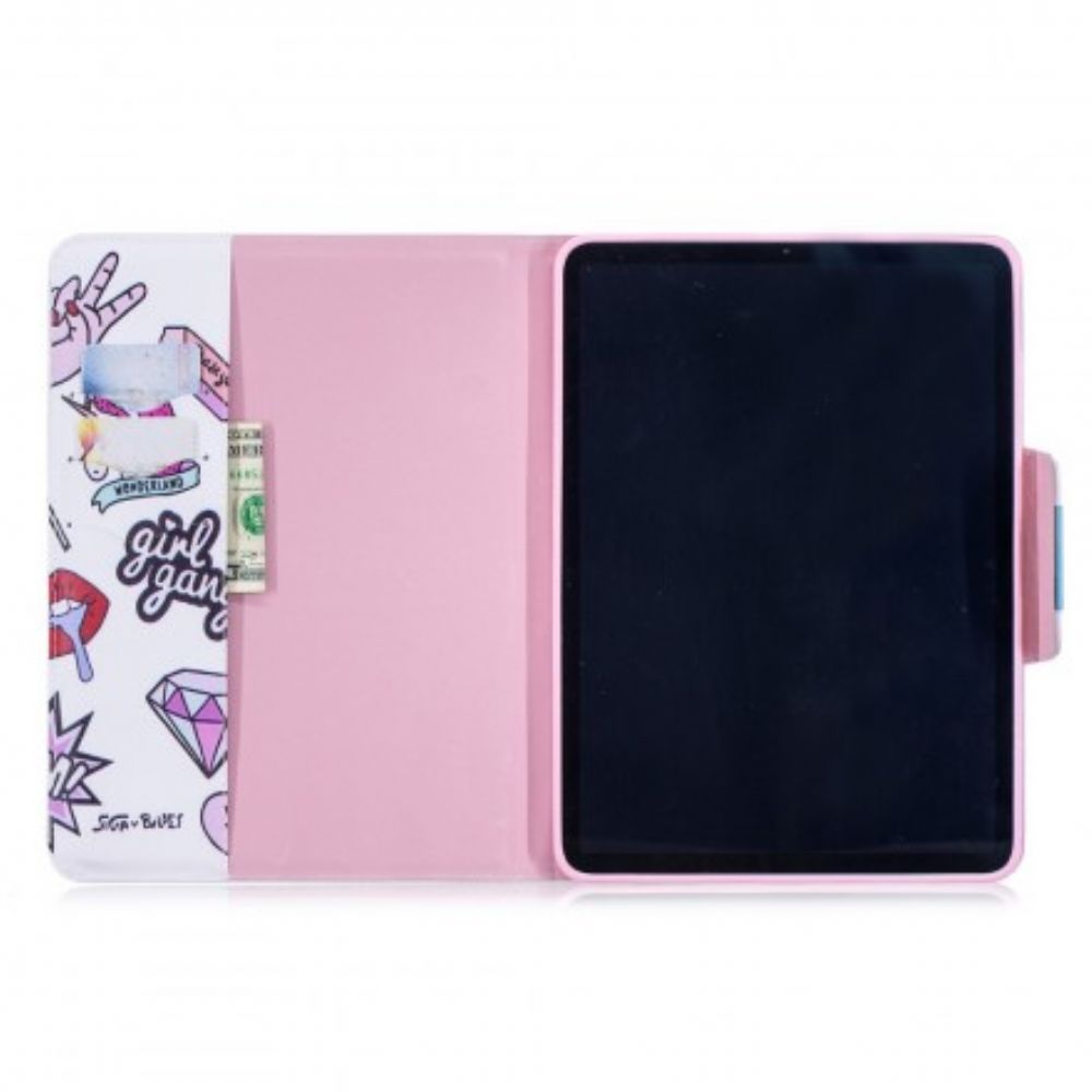 Folio-hoesje voor iPad Air (2022) (2020) / Pro 11" Meisjesbende