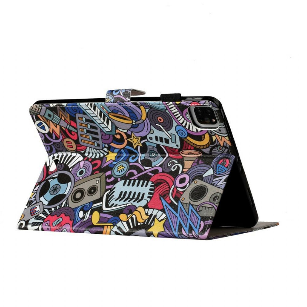 Folio-hoesje voor iPad Air (2022) (2020) / Pro 11" Muziek Universum