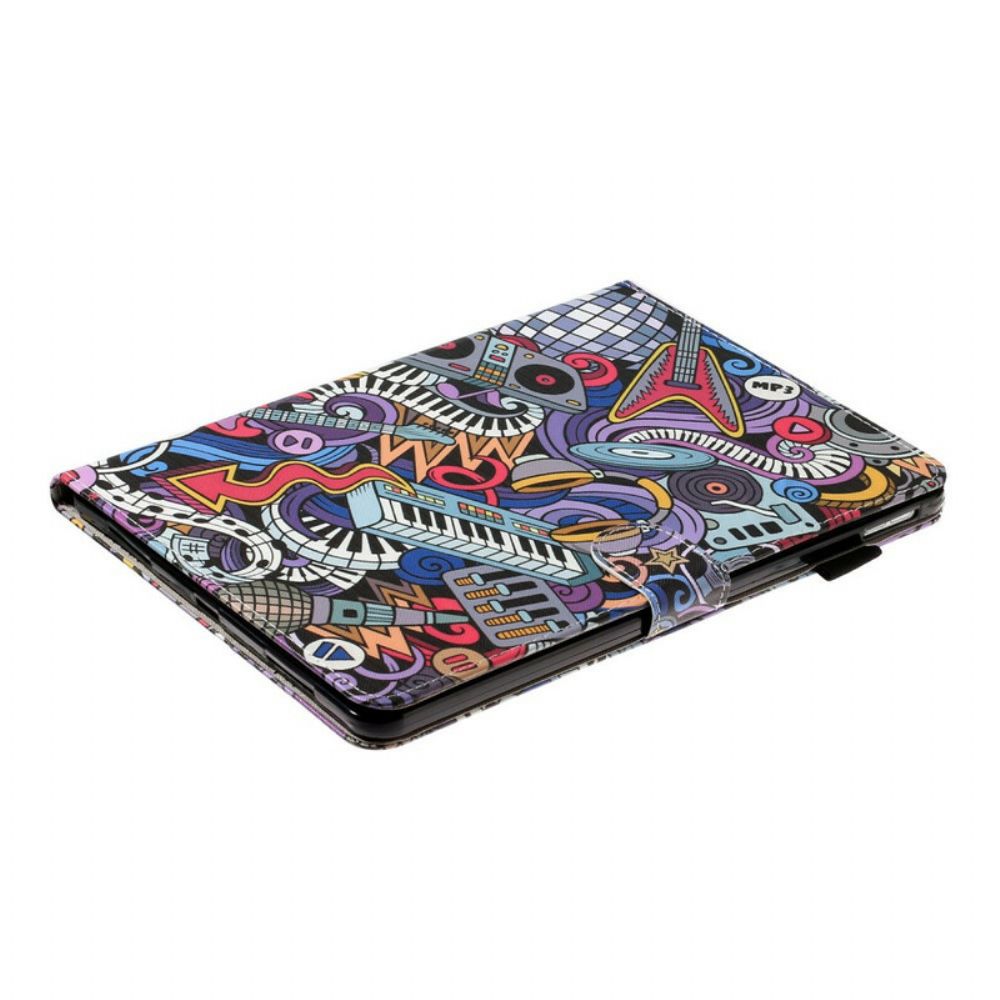 Folio-hoesje voor iPad Air (2022) (2020) / Pro 11" Muziek Universum