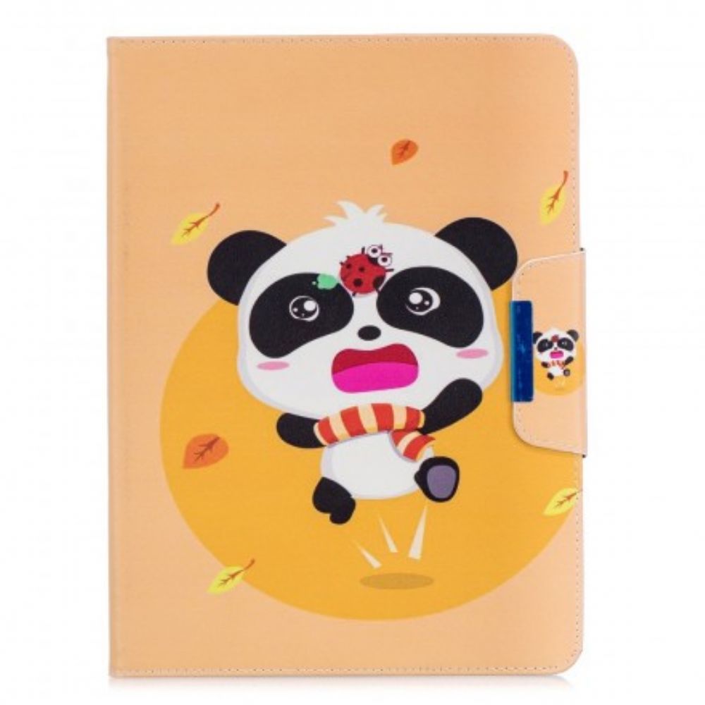Folio-hoesje voor iPad Air (2022) (2020) / Pro 11" Panda Lieveheersbeestje