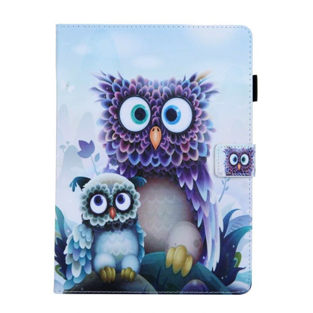 Folio-hoesje voor iPad Air (2022) (2020) / Pro 11" Uil Serie Afdrukken