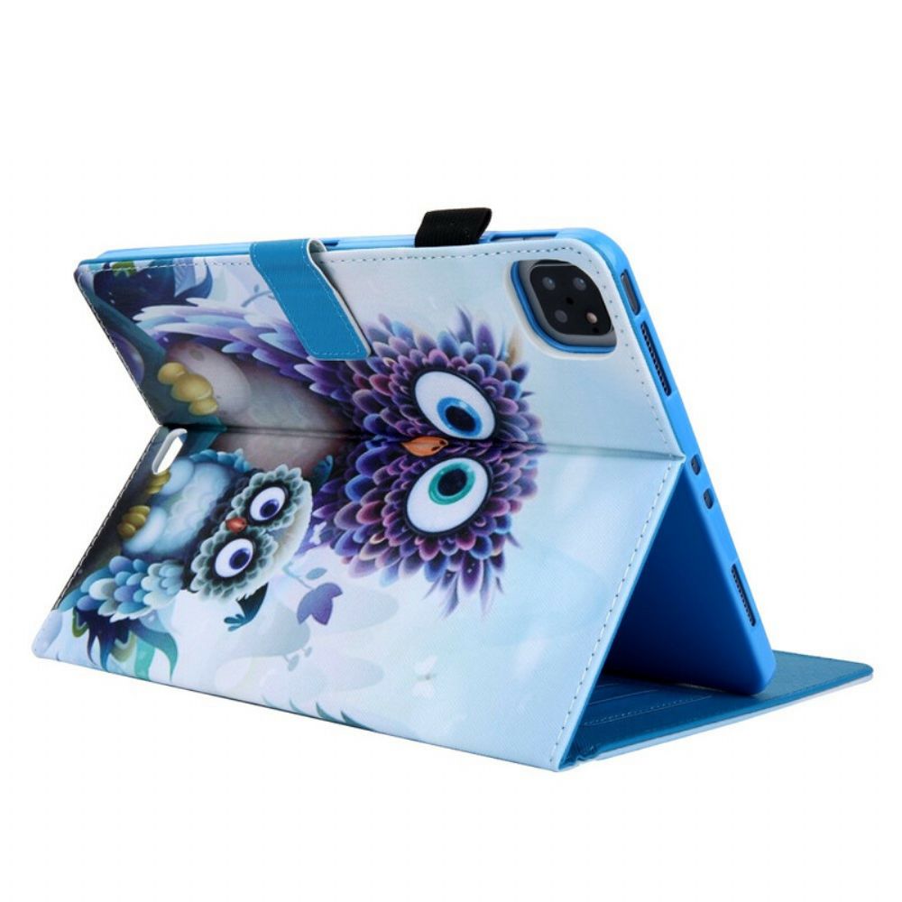 Folio-hoesje voor iPad Air (2022) (2020) / Pro 11" Uil Serie Afdrukken