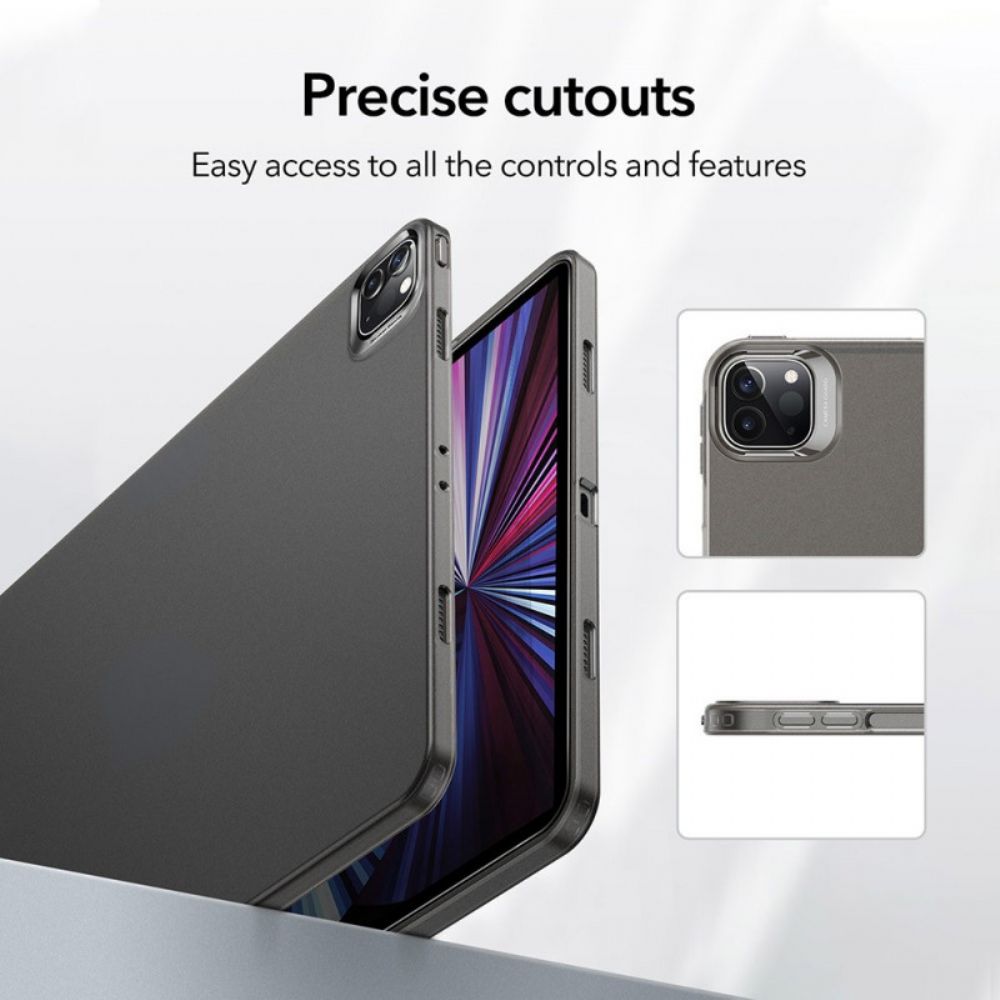 Hoesje voor iPad Air (2022) (2020) / Pro 11" Gekleurde Doorzichtige Slang