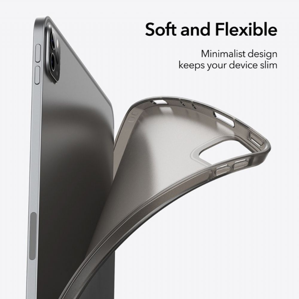 Hoesje voor iPad Air (2022) (2020) / Pro 11" Gekleurde Doorzichtige Slang