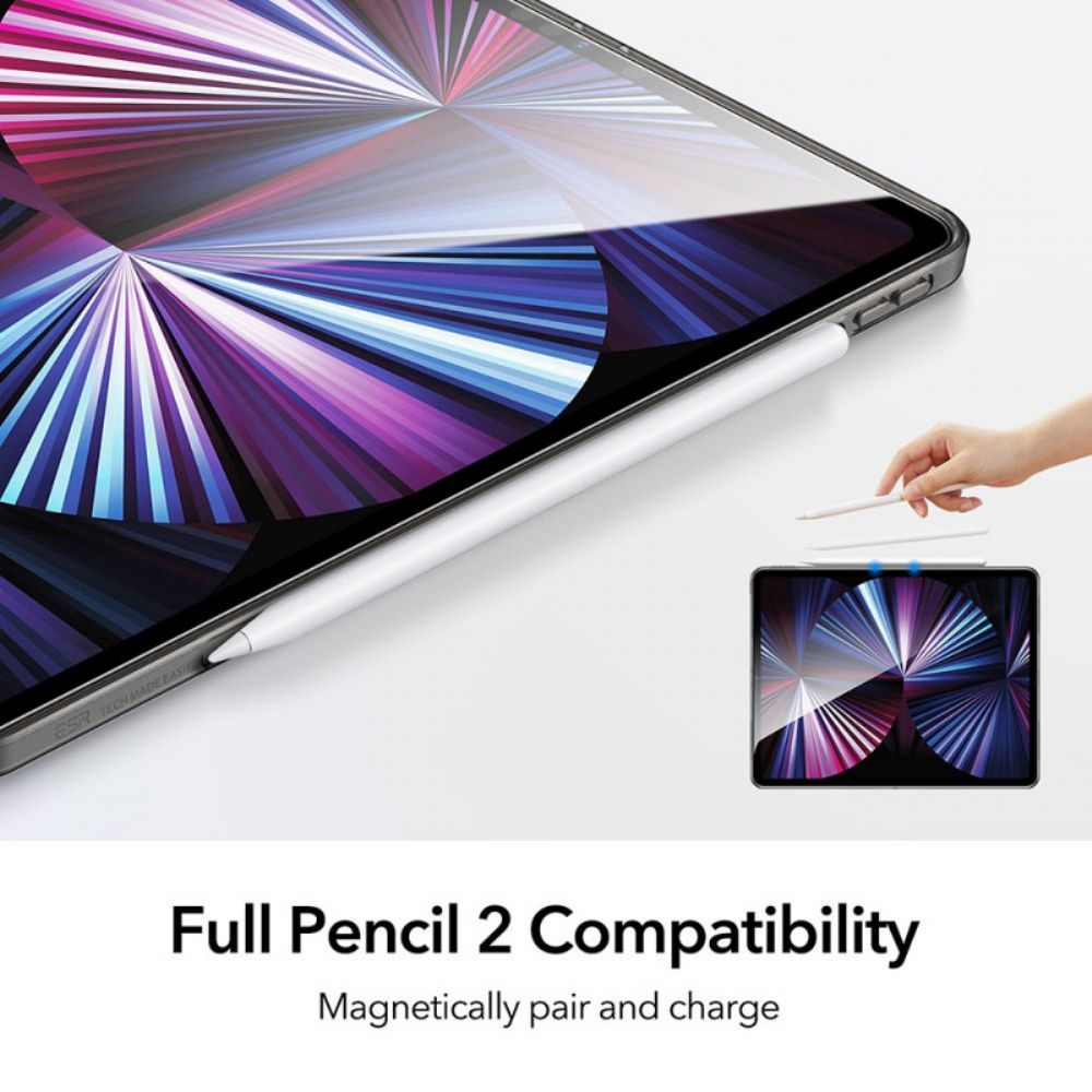 Hoesje voor iPad Air (2022) (2020) / Pro 11" Gekleurde Doorzichtige Slang