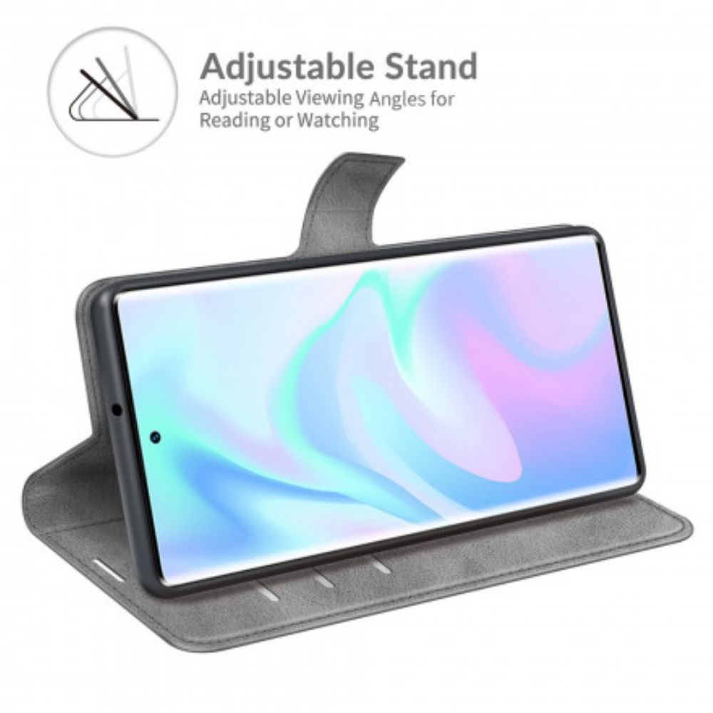 Leren Hoesje voor ZTE Axon 30 Ultra 5G Slim Kunstleer