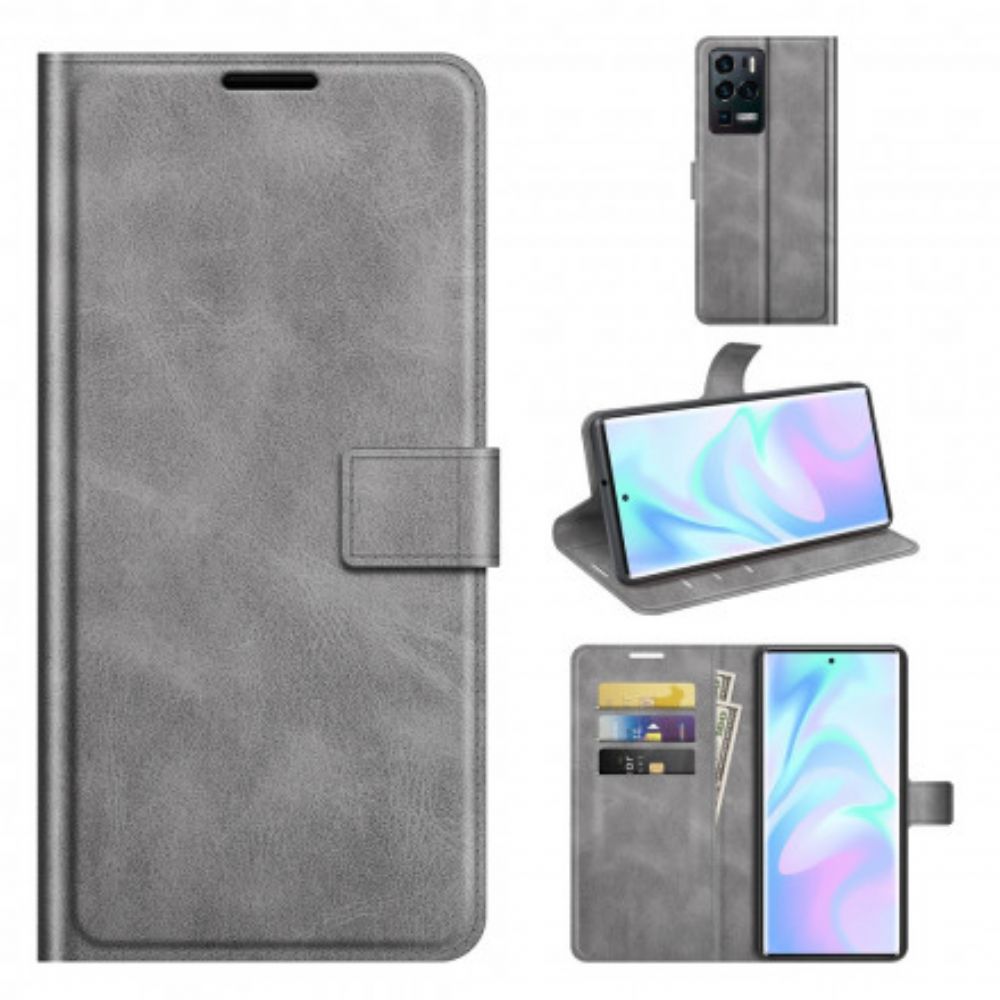 Leren Hoesje voor ZTE Axon 30 Ultra 5G Slim Kunstleer