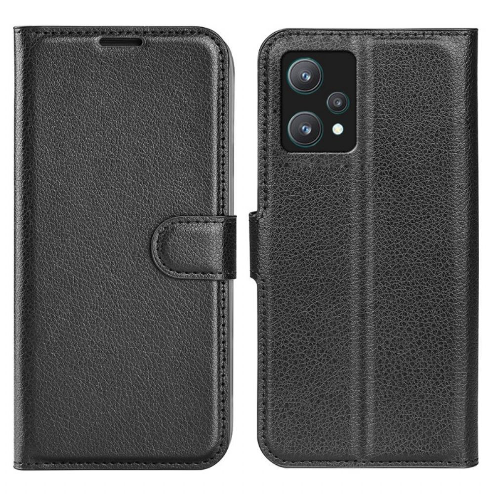 Leren Hoesje voor Realme 9 Pro 5G Klassiek