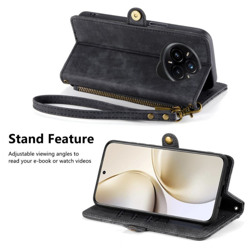 Bescherming Hoesje Realme 14 Pro Plus 5g Portemonnee Met Lijnen