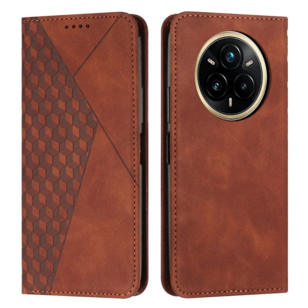 Folio-hoesje Realme 14 Pro Plus 5g Diamanten Met Suède-effect Bescherming Hoesje