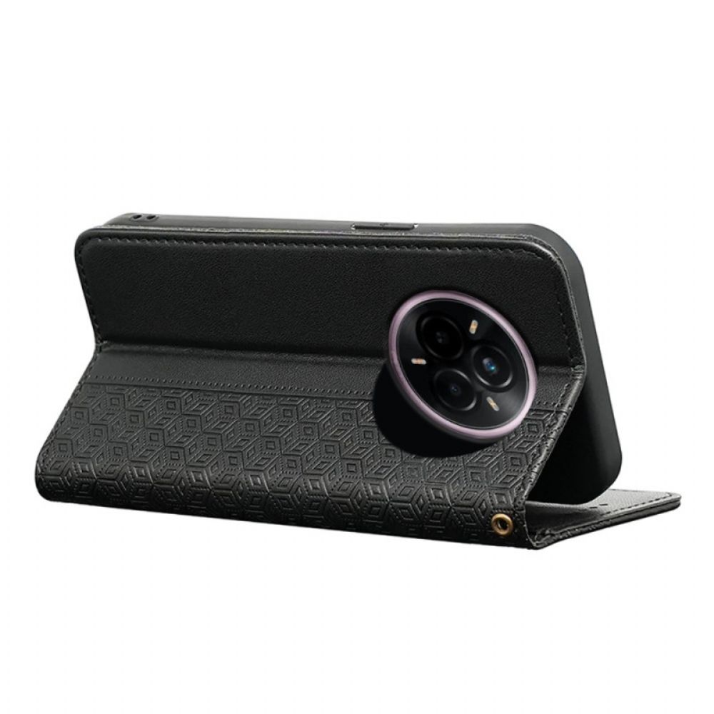 Folio-hoesje Realme 14 Pro Plus 5g Geruite Band