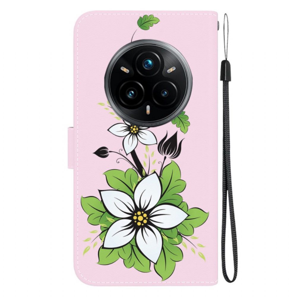 Folio-hoesje Realme 14 Pro Plus 5g Leliepatroon