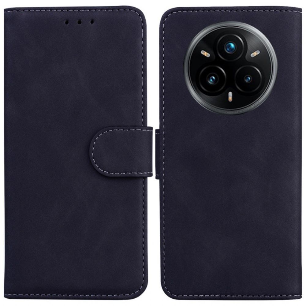 Folio-hoesje Realme 14 Pro Plus 5g Telefoonhoesje Couture Met Suède-effect