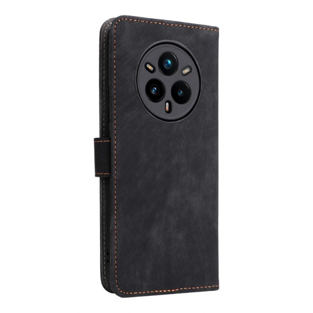 Folio-hoesje Realme 14 Pro Plus 5g Telefoonhoesje Suède-effect Met Rfid-bescherming