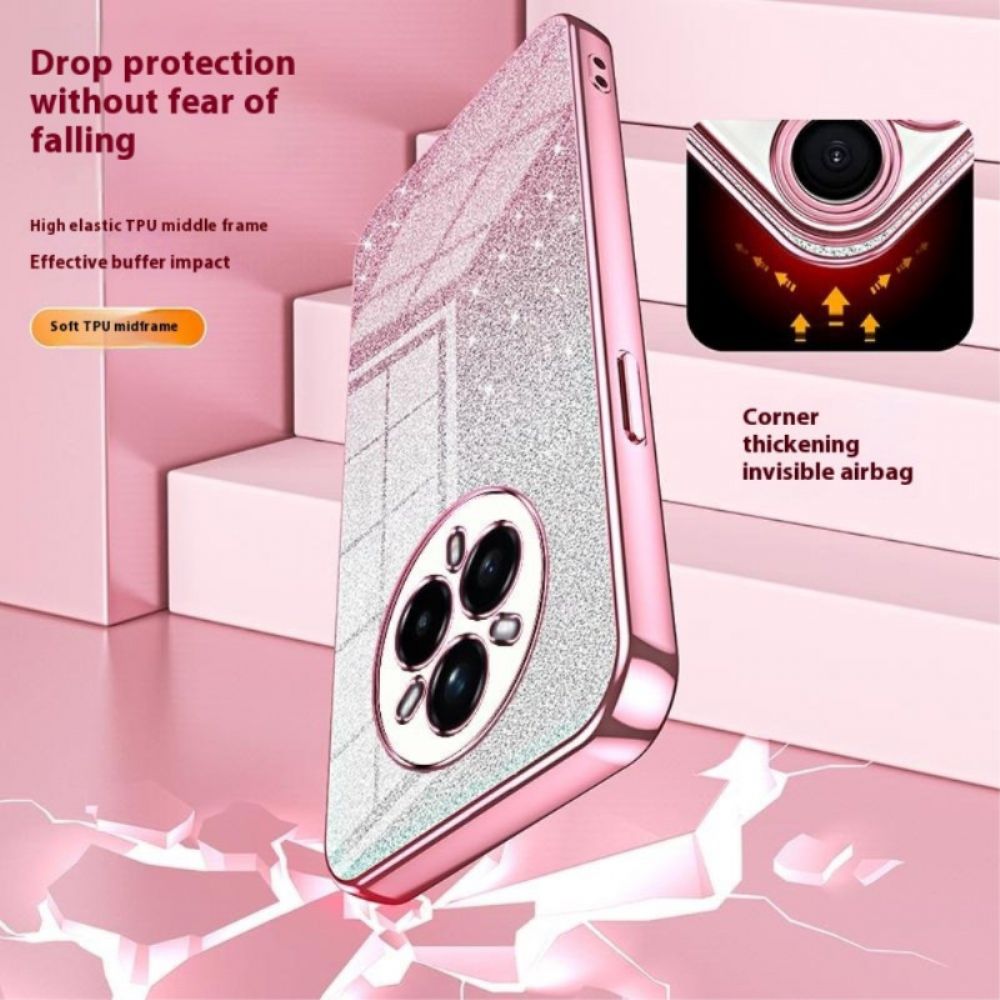 Hoesje Realme 14 Pro Plus 5g Gradiëntglitter Bescherming Hoesje