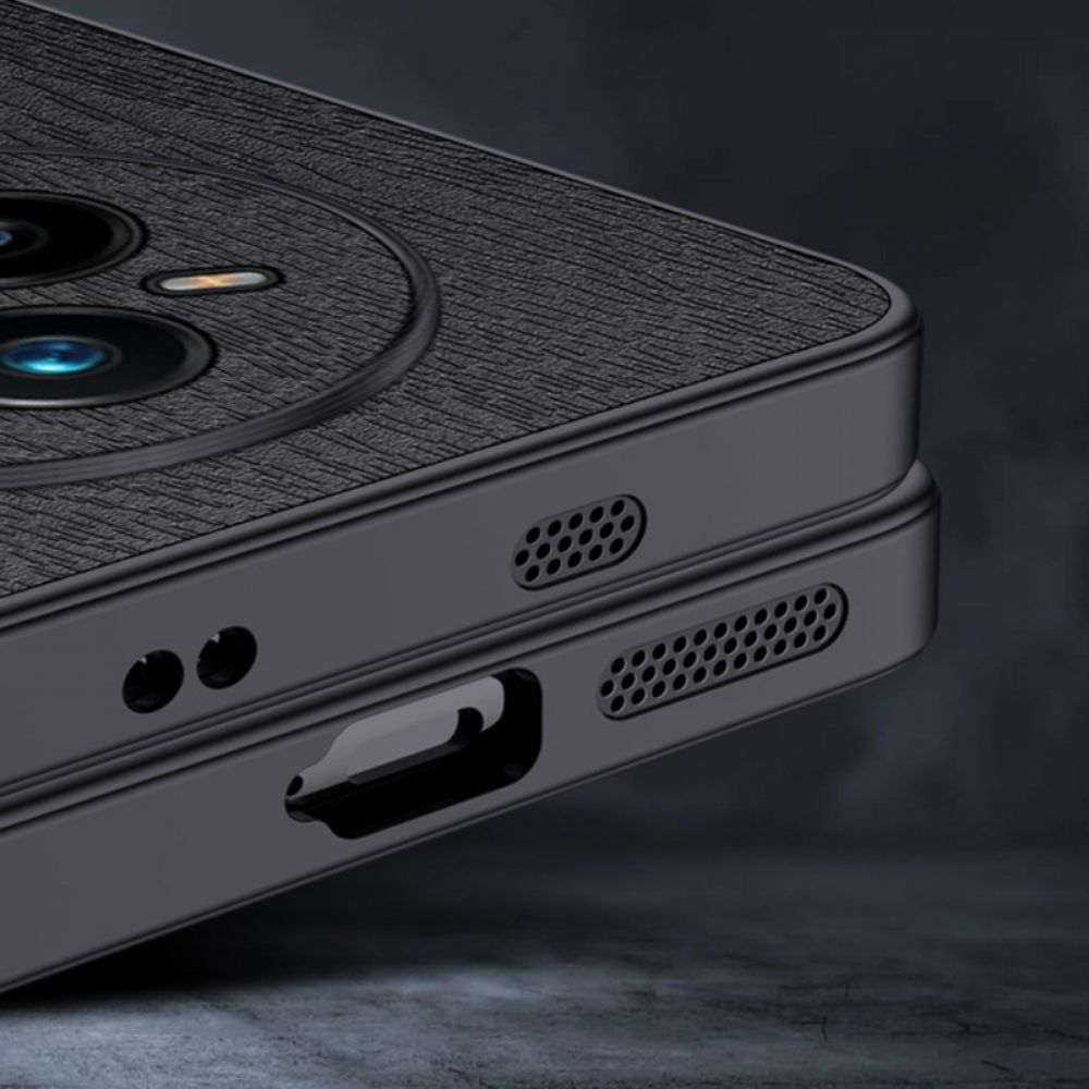 Hoesje Realme 14 Pro Plus 5g Houtnerf Bescherming Hoesje