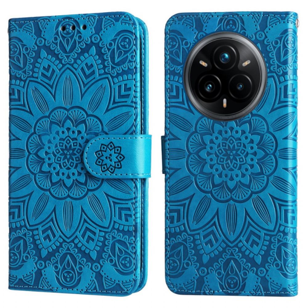 Leren Hoesje Realme 14 Pro Plus 5g Sublieme Zonnebloem Bescherming Hoesje