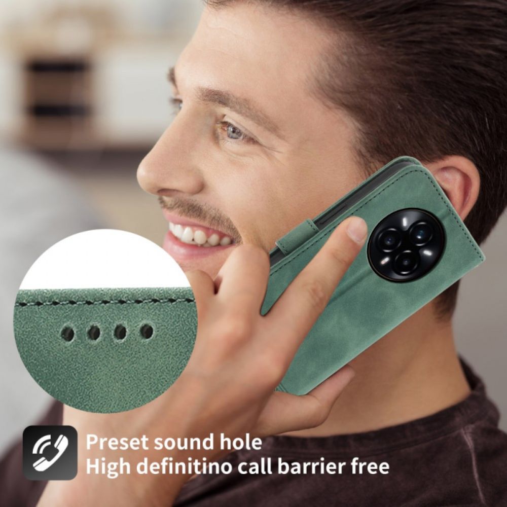 Leren Hoesje Voor Realme 14 Pro Plus 5g Dierfeng