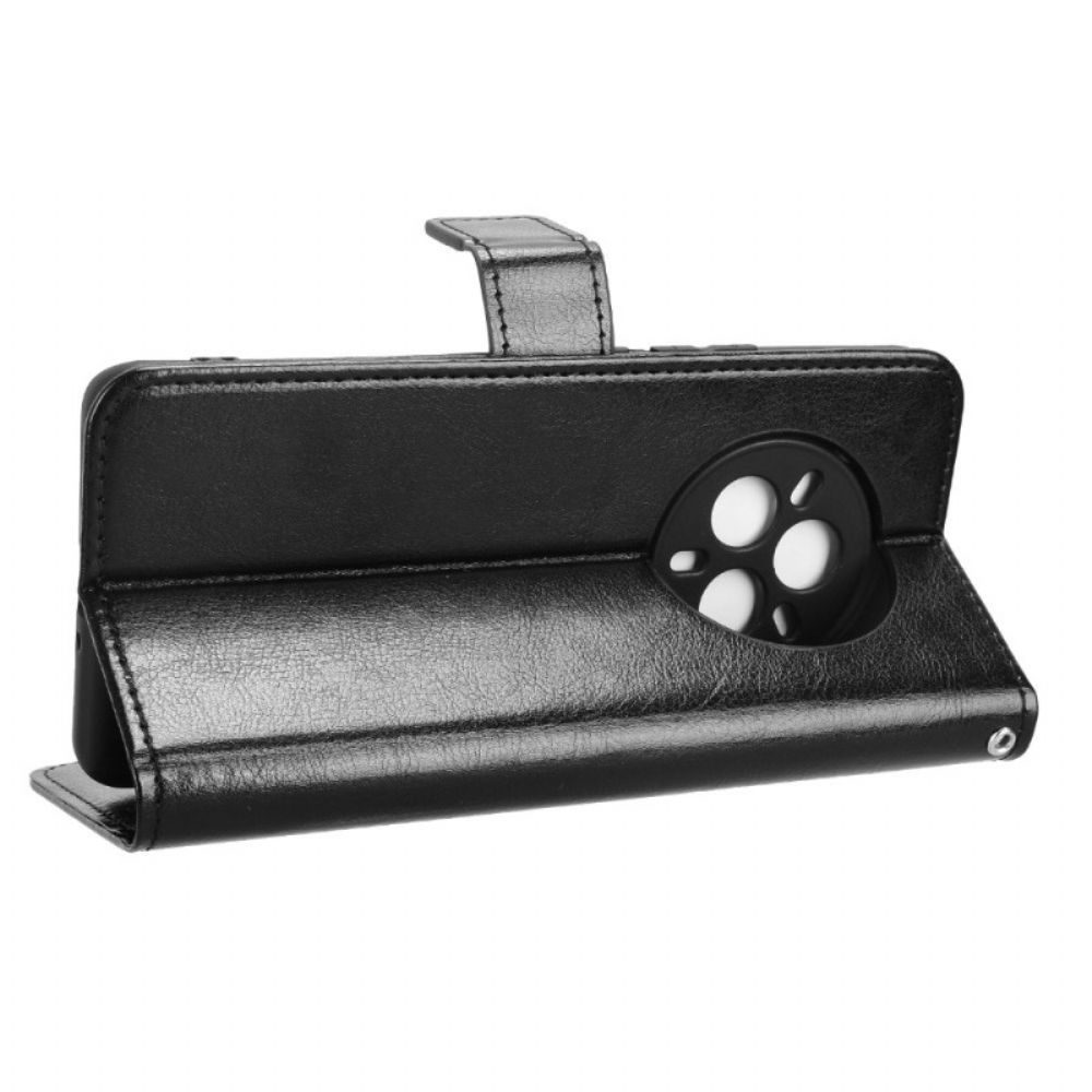 Leren Hoesje Voor Realme 14 Pro Plus 5g Klassiek Kunstleer