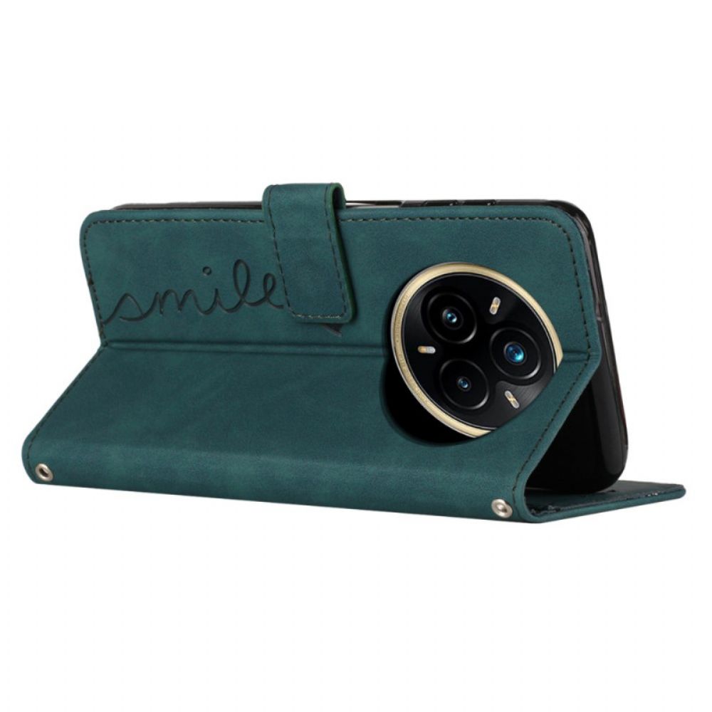 Leren Hoesje Voor Realme 14 Pro Plus 5g Lach En Hart