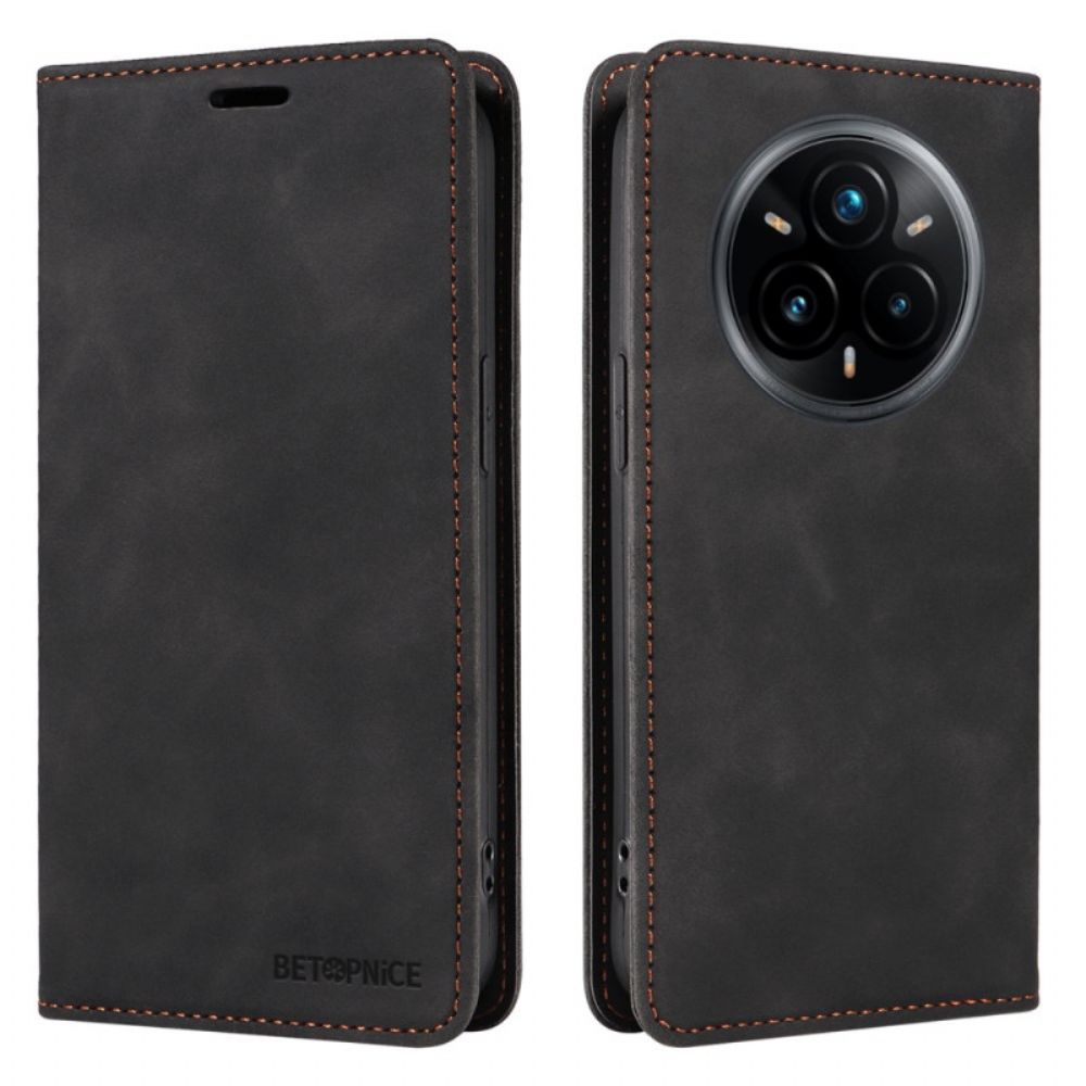 Leren Hoesje Voor Realme 14 Pro Plus 5g Suède-effect Betopnice