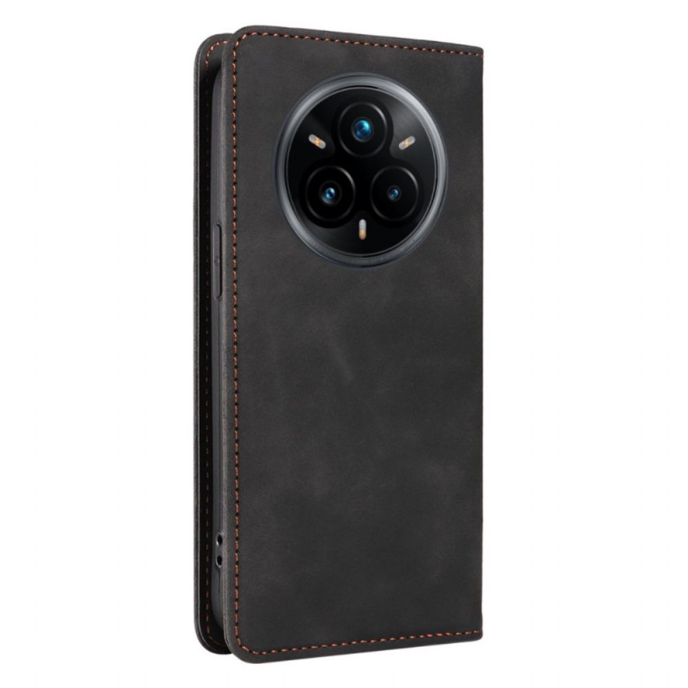 Leren Hoesje Voor Realme 14 Pro Plus 5g Suède-effect Betopnice