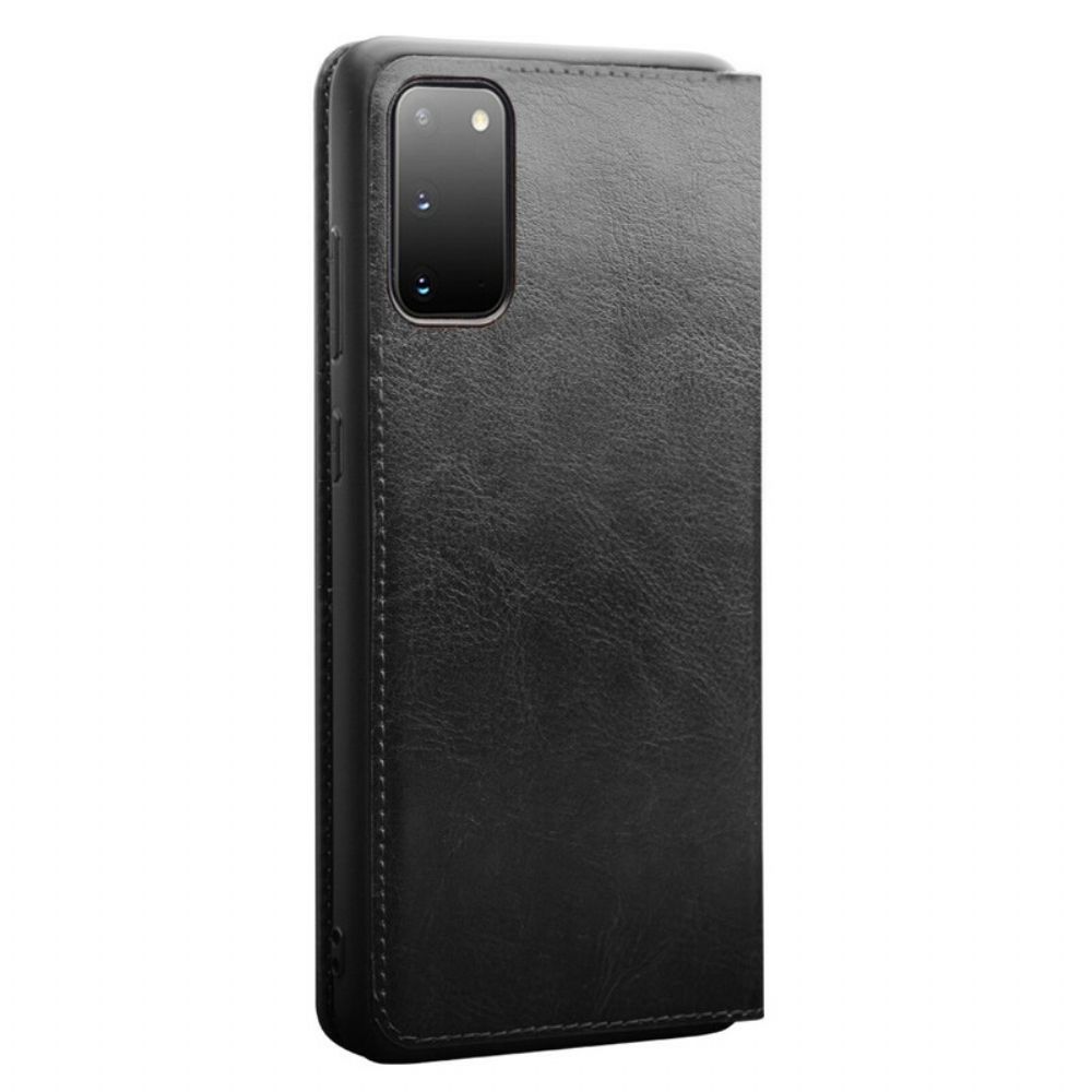 Bescherming Hoesje voor Samsung Galaxy S20 Plus 4G / 5G Folio-hoesje Qialino Echt Leer