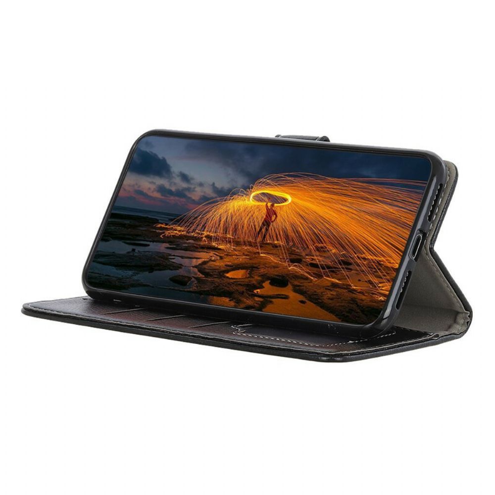 Folio-hoesje voor Samsung Galaxy S20 Plus 4G / 5G Retro Kunstleer Stiksels