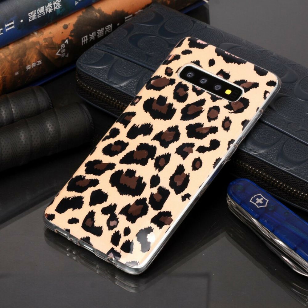 Hoesje voor Samsung Galaxy S20 Plus 4G / 5G Marmer In Luipaardstijl