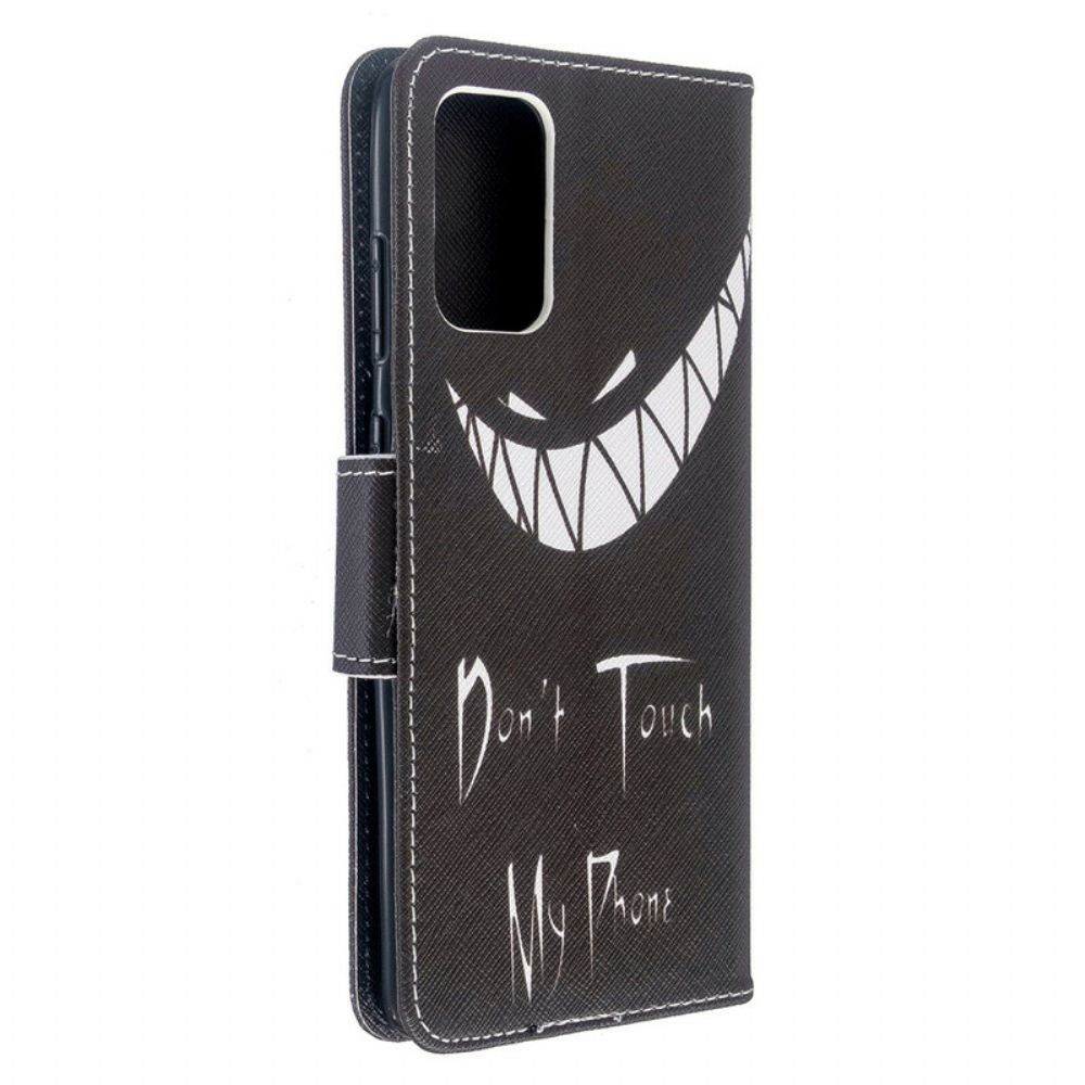 Leren Hoesje voor Samsung Galaxy S20 Plus 4G / 5G Duivelstelefoon