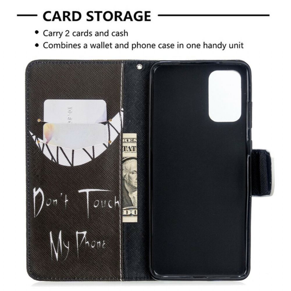 Leren Hoesje voor Samsung Galaxy S20 Plus 4G / 5G Duivelstelefoon