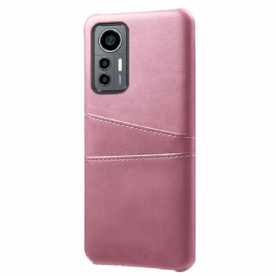 Hoesje voor Xiaomi 12 Lite Kaarthouder Met Leereffect