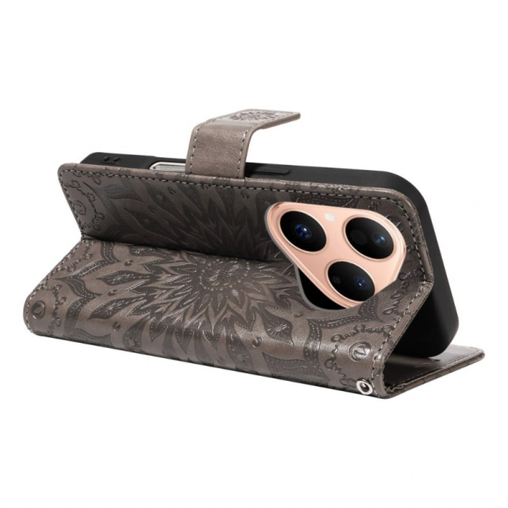 Bescherming Hoesje Huawei Pura 80 Zonnebloempatroon