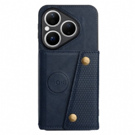 Cover Hoesje Huawei Pura 80 Telefoonhoesje Kaart Met Lederlook Houder