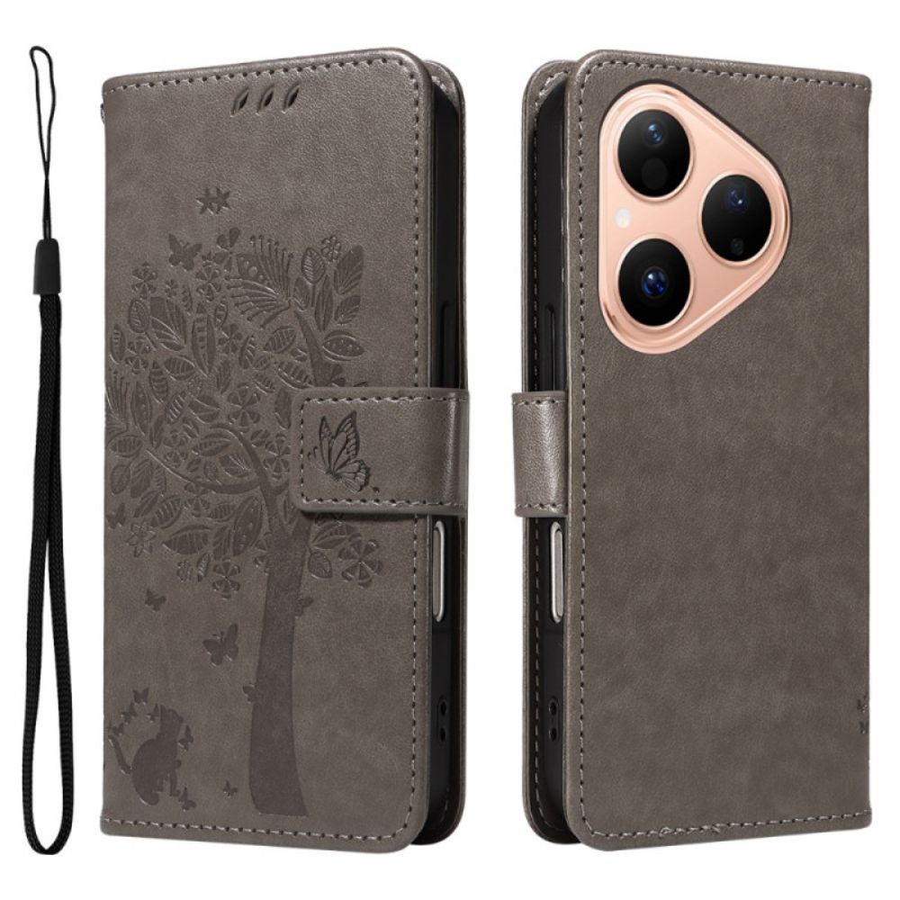 Folio-hoesje Huawei Pura 80 Kat En Boom