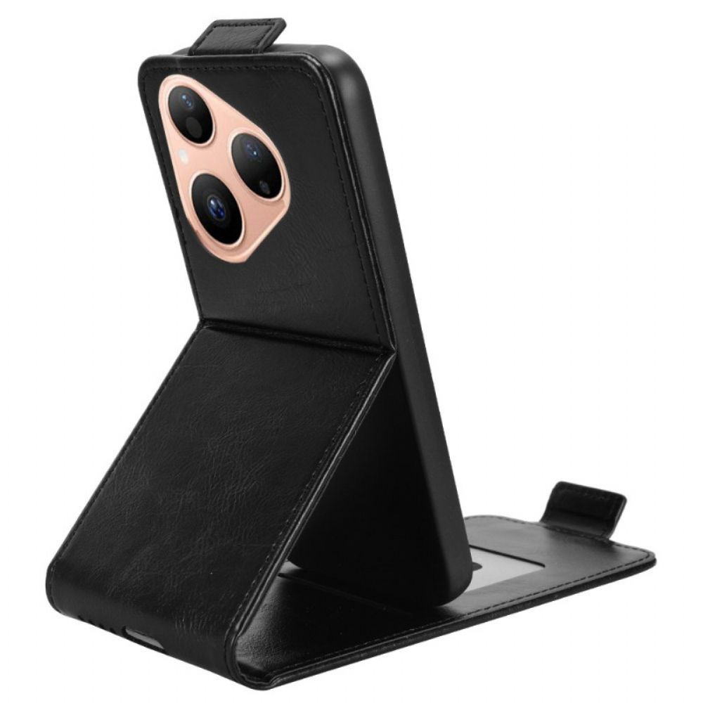 Folio-hoesje Huawei Pura 80 Telefoonhoesje Ontwerp Met Verticale Klep