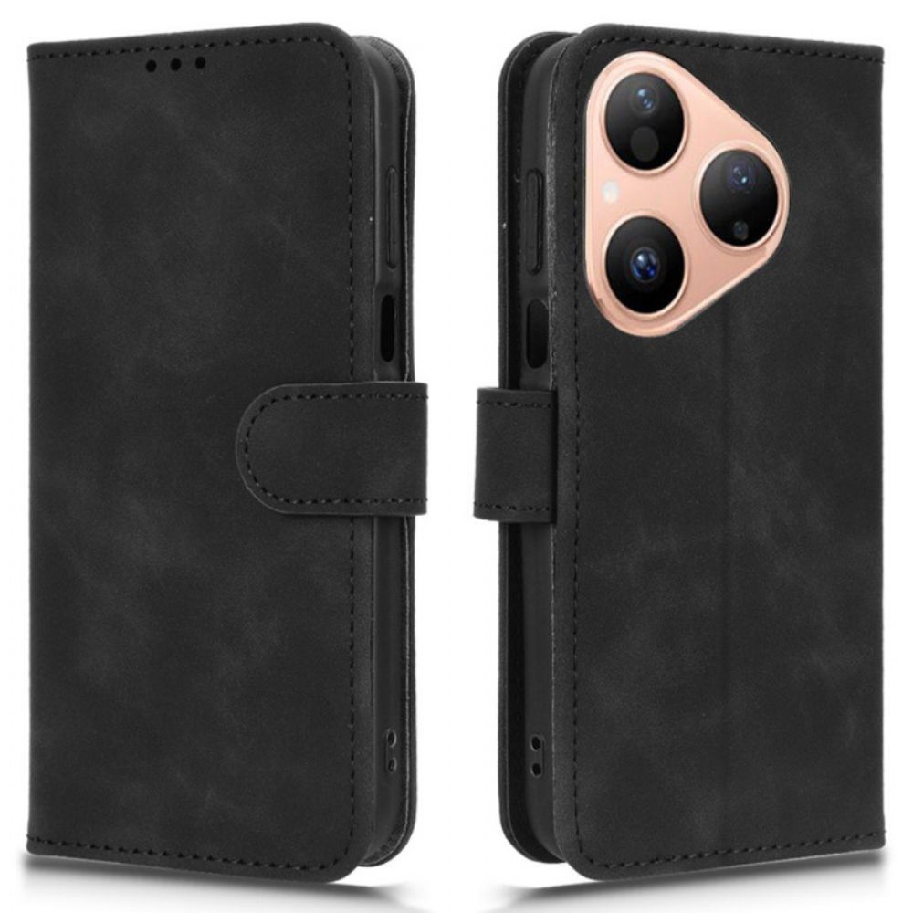 Folio-hoesje Huawei Pura 80 Telefoonhoesje Suède-effect