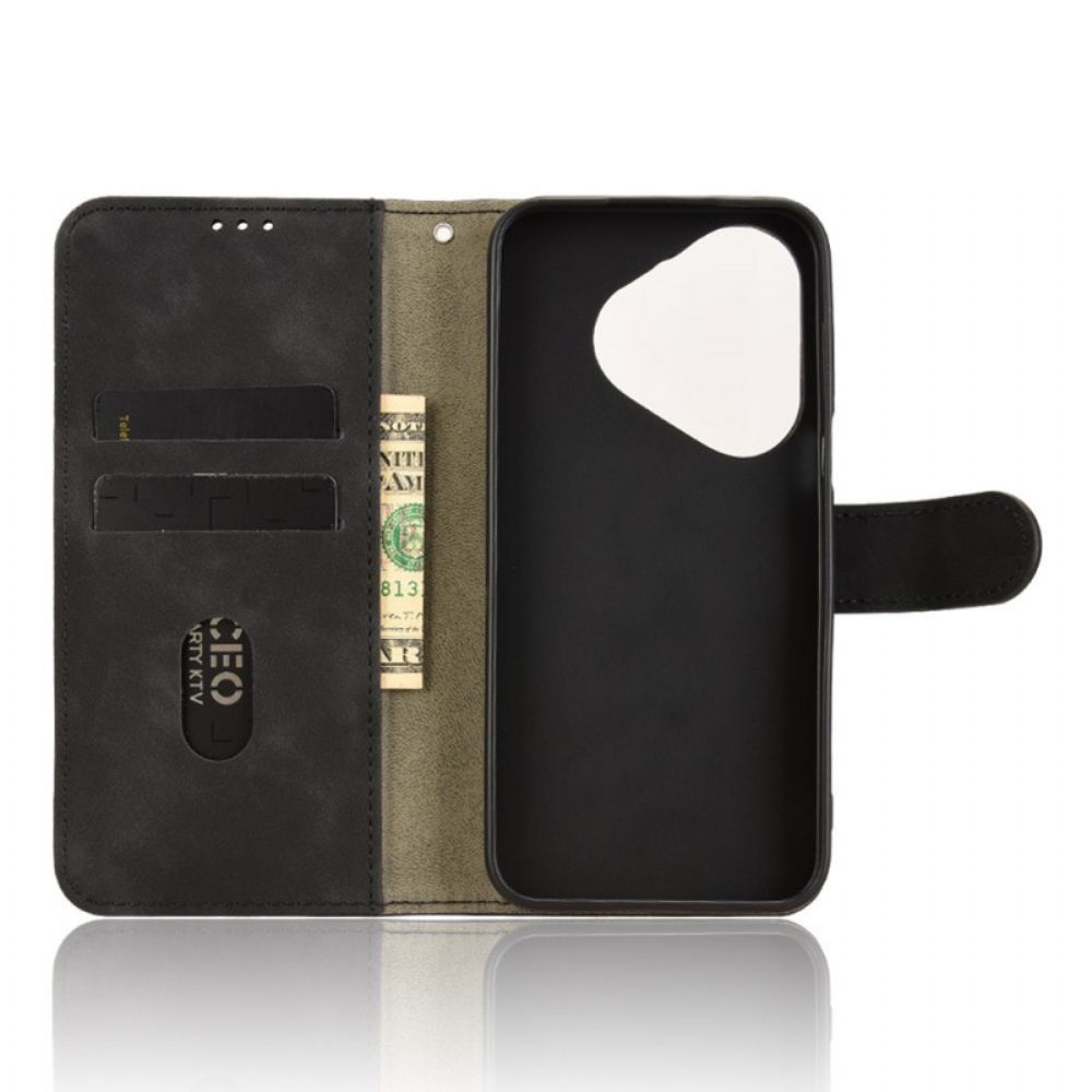 Folio-hoesje Huawei Pura 80 Telefoonhoesje Suède-effect