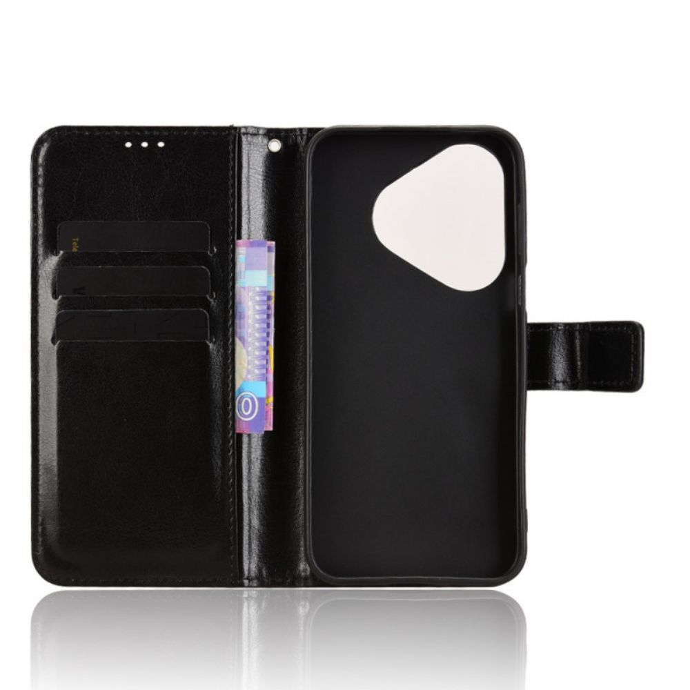 Leren Hoesje Voor Huawei Pura 80 Opvallend Imitatieleer