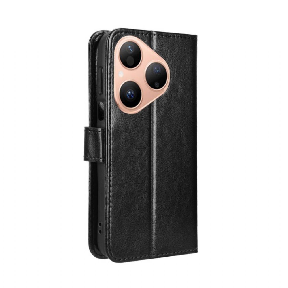 Leren Hoesje Voor Huawei Pura 80 Opvallend Imitatieleer