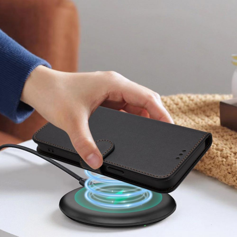 Bescherming Hoesje Samsung Galaxy S26 Ultra Effen Leerlook Met Riempje