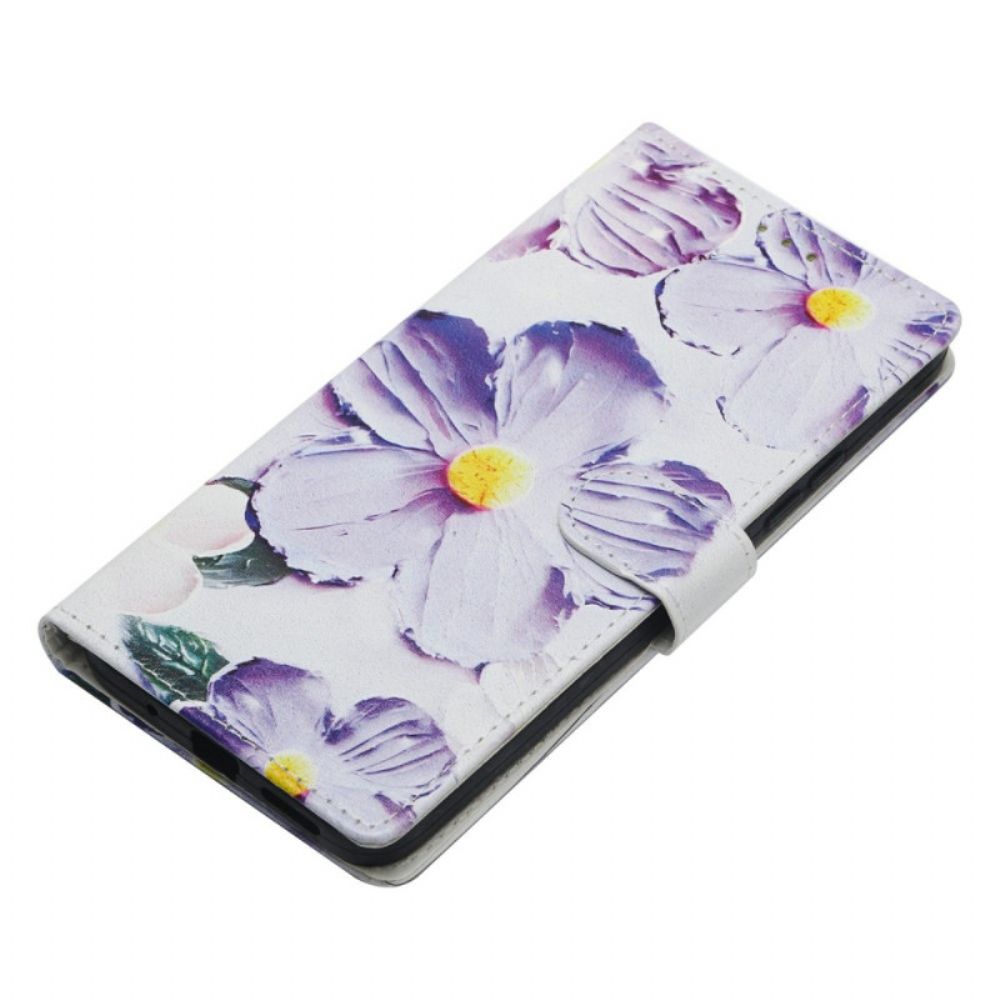 Bescherming Hoesje Samsung Galaxy S26 Ultra Paarse Bloemen