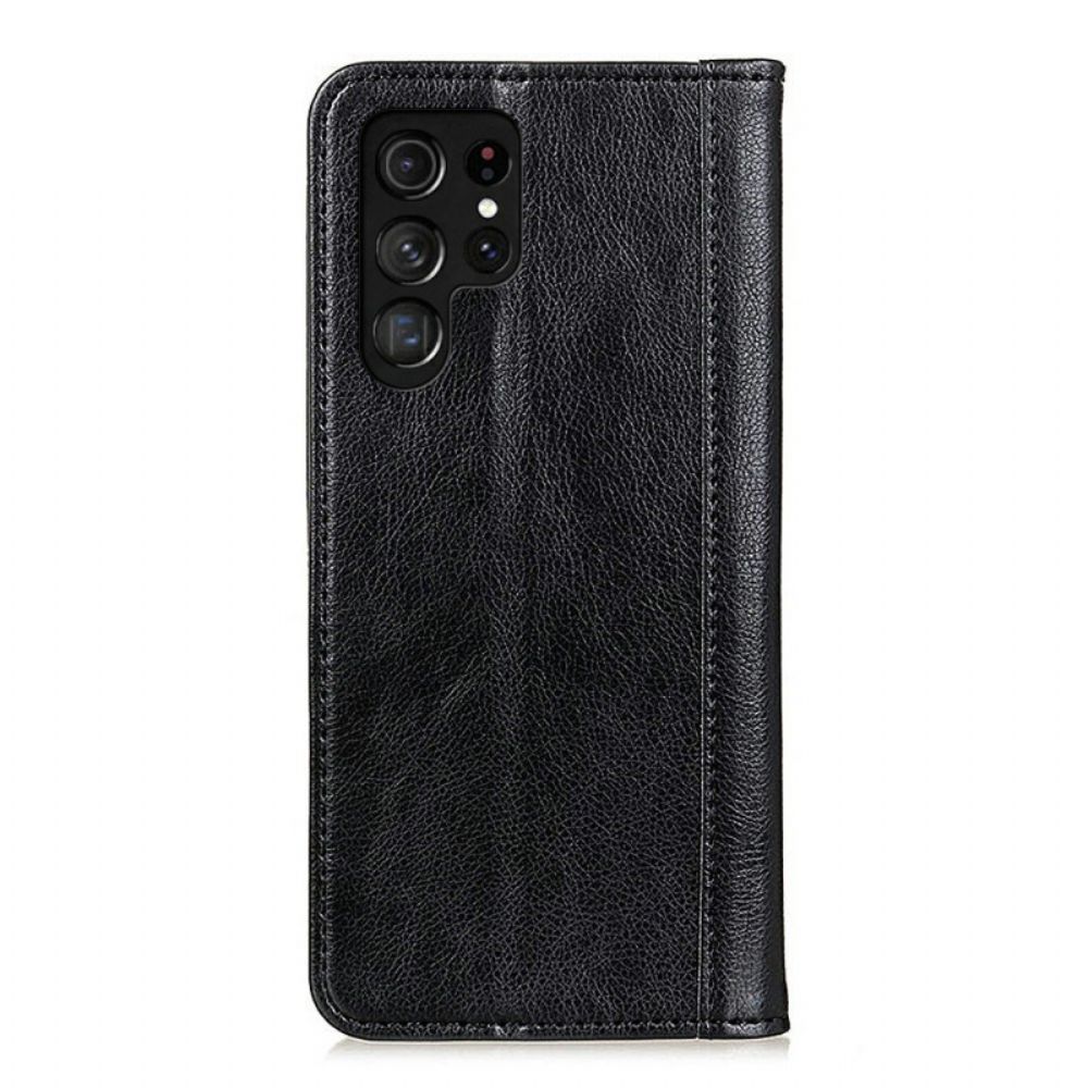 Folio-hoesje Samsung Galaxy S26 Ultra Splitleer Bescherming Hoesje