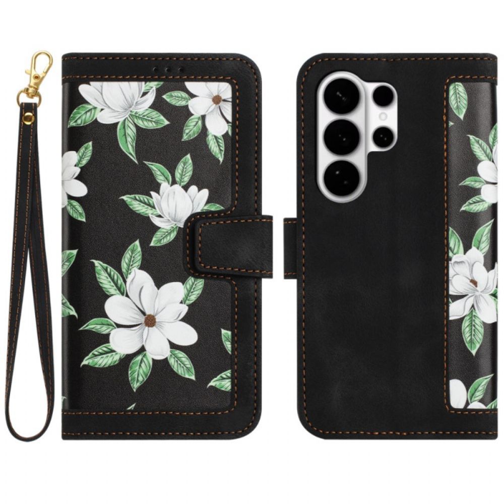 Folio-hoesje Samsung Galaxy S26 Ultra Telefoonhoesje Bloemendesign