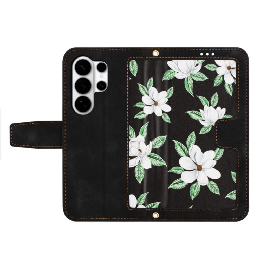 Folio-hoesje Samsung Galaxy S26 Ultra Telefoonhoesje Bloemendesign