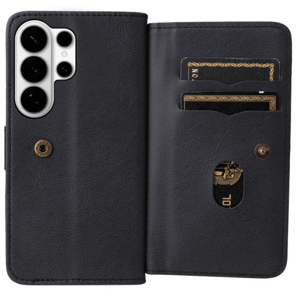 Folio-hoesje Samsung Galaxy S26 Ultra Telefoonhoesje Kaarthouder Voor 10 Kaarten