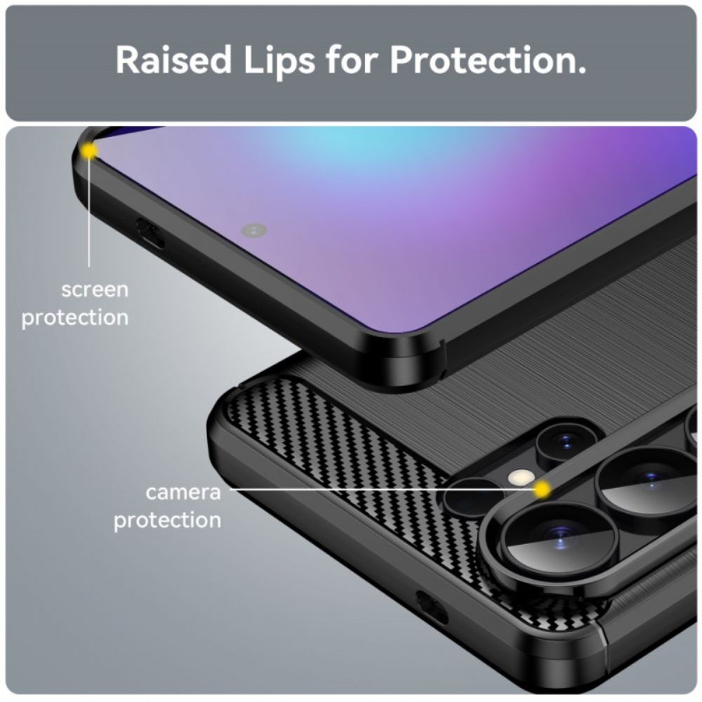 Hoesje Samsung Galaxy S26 Ultra Geborsteld Koolstofvezel