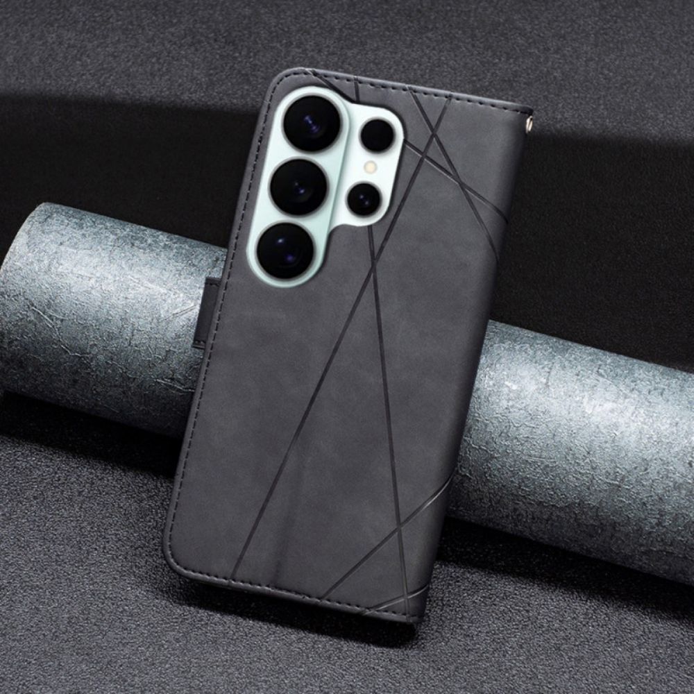 Leren Hoesje Samsung Galaxy S26 Ultra Binfen Geometrische Kleur Bescherming Hoesje